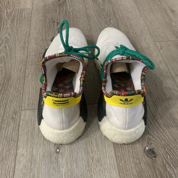 Adidas human race shoes, size 10, white, with box and extra laces - Picture 4 of 5